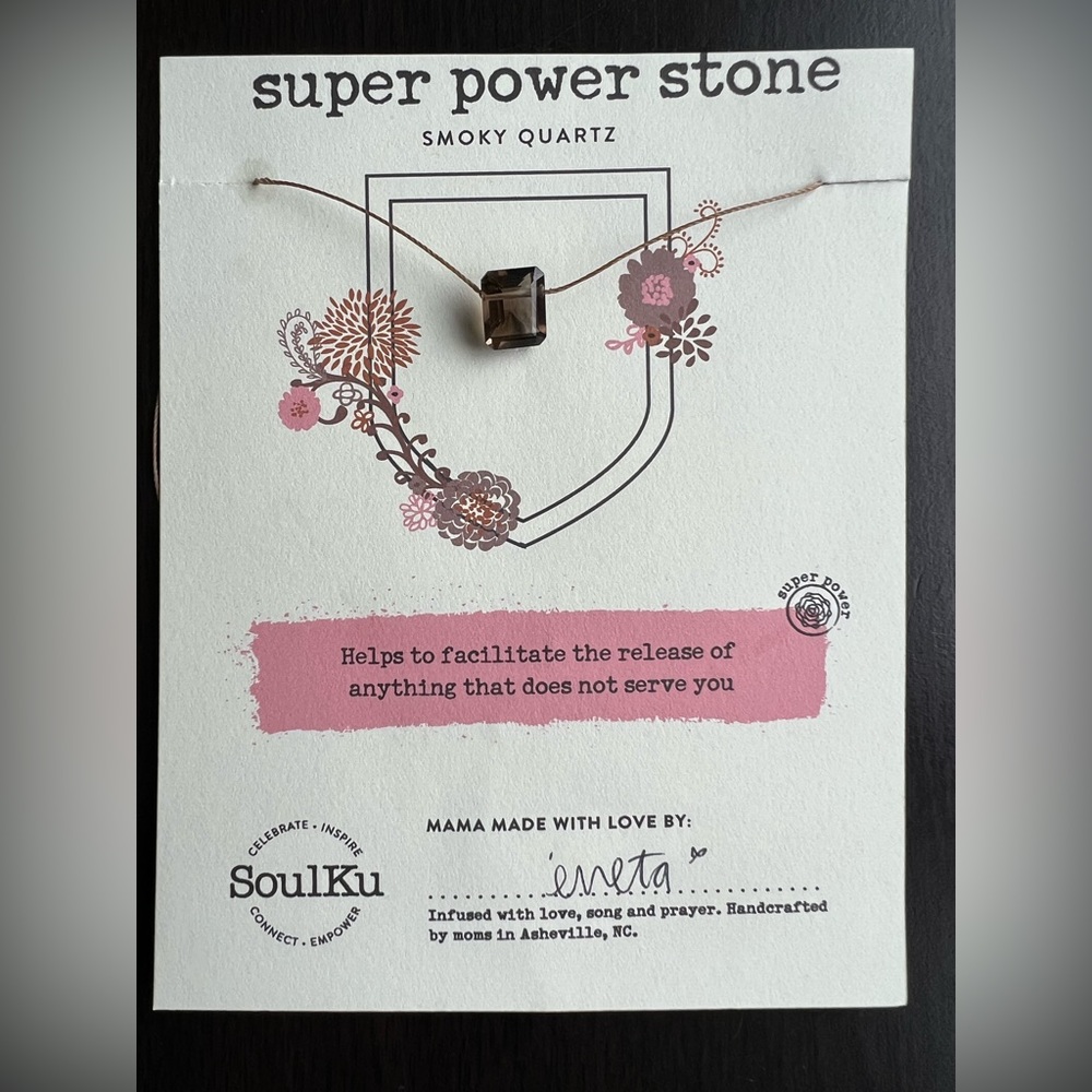 Limited Edition SoulKu Smoky Quartz Necklace